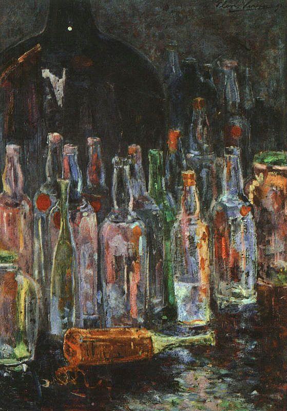 Floris Verster Still Life with Bottles Germany oil painting art